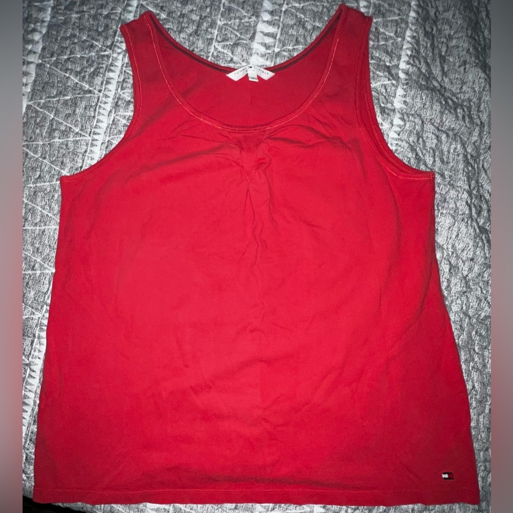 Tommy Hilfiger Red Tank Top 2X